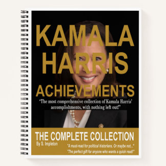 Cuaderno Humor político divertido Kamala Harris, Regalos Mo