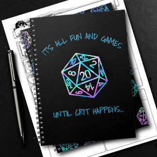 Cuaderno Humor RPG | Diversión holo y juegos hasta que ocur