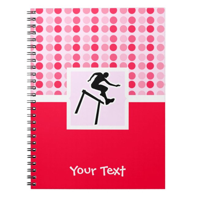 Cuaderno Hurdler lindo (Frente)