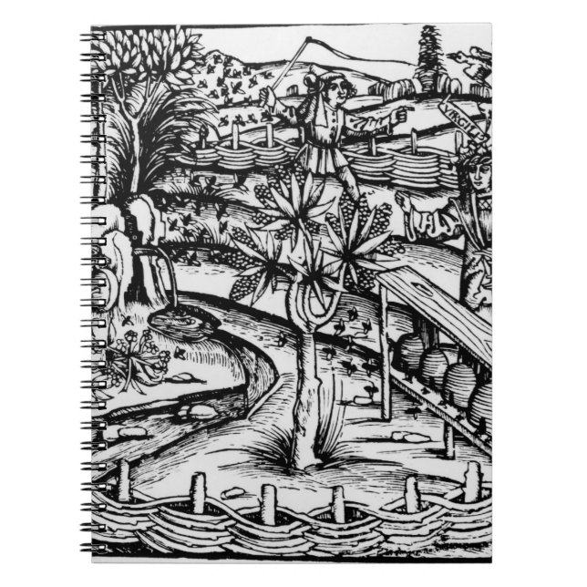 Cuaderno Husbandsmen felices que tienden las abejas, (Frente)