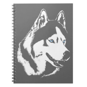 Cuaderno Husky Notebook: Regalos y libros siberianos Husky