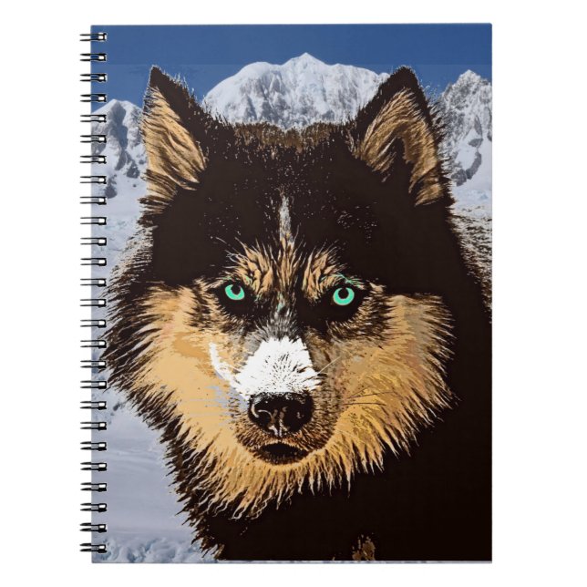 Cuaderno Husky Siberiano (Frente)
