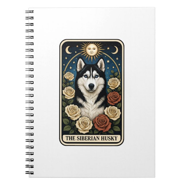 Cuaderno Husky siberiano (Frente)