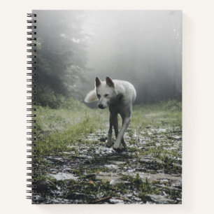 Cuaderno Husky Siberiano Blanco