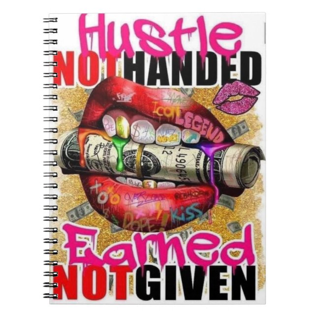 Cuaderno Hustle Earned (Frente)