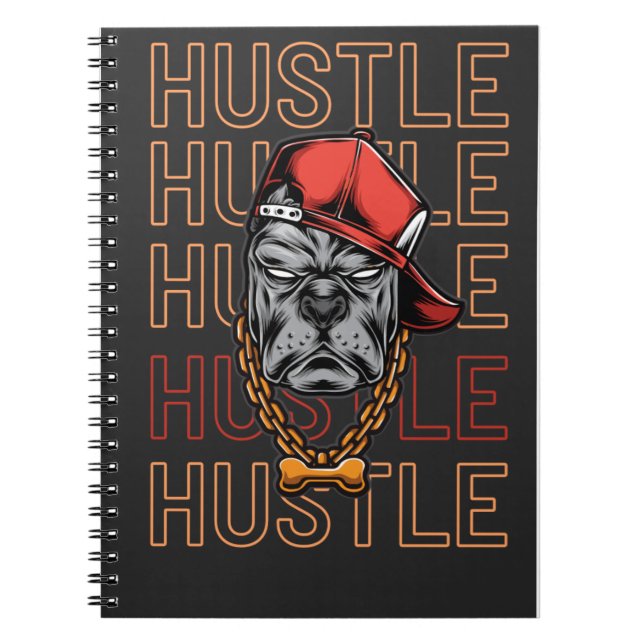 Cuaderno Hustle, Hustle, Hustle, Hustle (Frente)