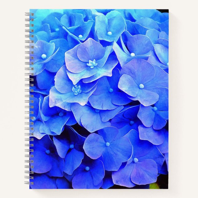 Cuaderno Hydrangea Blues (Anverso)