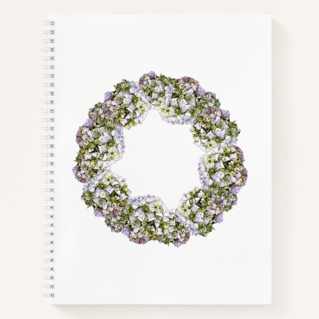 Cuaderno Hydrangea Wreath (Anverso)