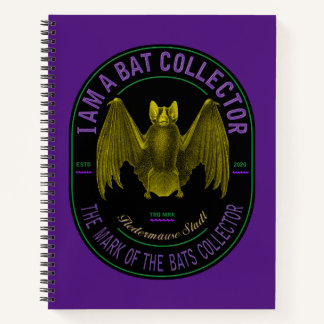 Cuaderno I am a bat collector