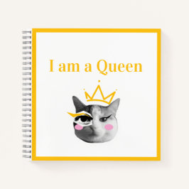 Cuaderno I Am Queen – Elegant funny
