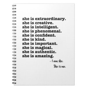 Cuaderno I am She. She is Me.