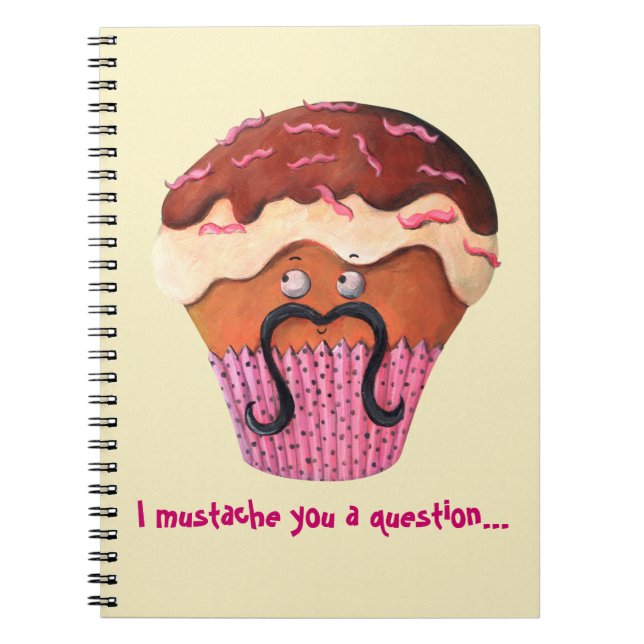Cuaderno I bigote usted una magdalena de la pregunta (Frente)