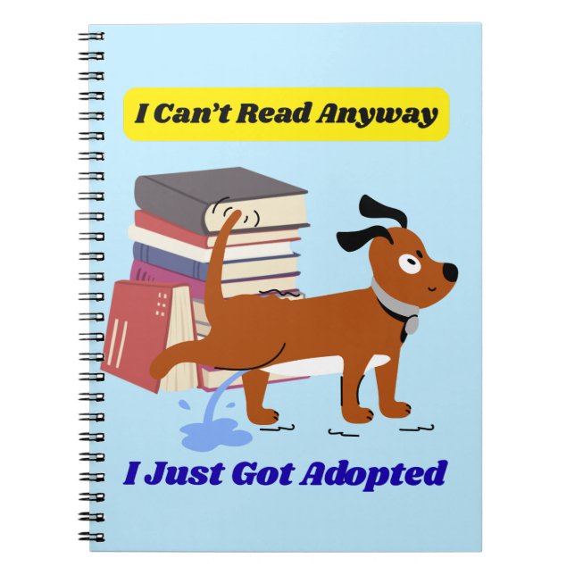 Cuaderno I Can't Read Anyway (Frente)