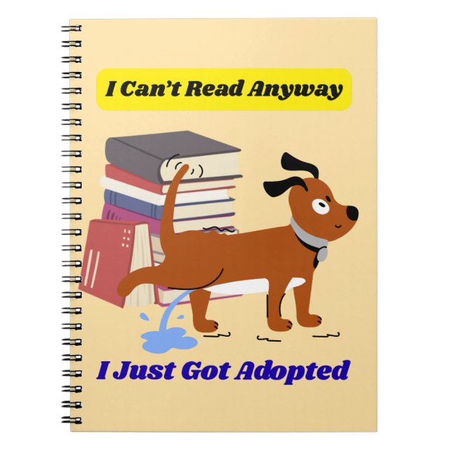 Cuaderno I Can't Read Anyway (Frente)