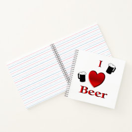 Cuaderno I Heart Beer Design
