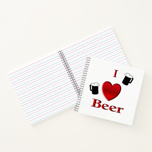 Cuaderno I Heart Beer Design (Interior)