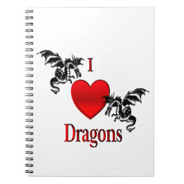 Cuaderno I Heart Dragons