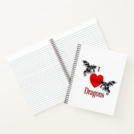 Cuaderno I Heart Dragons Personal