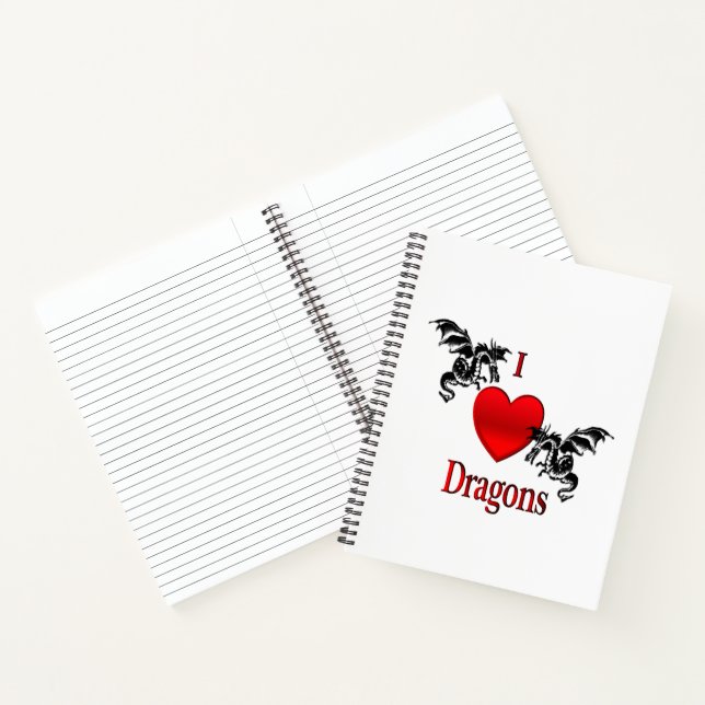 Cuaderno I Heart Dragons Personal (Interior)