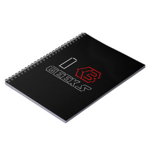 Cuaderno I Heart Geeks ASCII ART