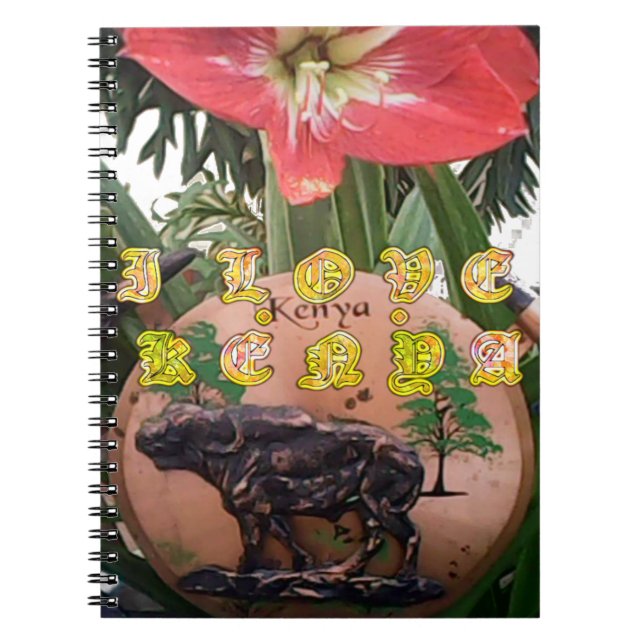Cuaderno I (Heart) Kenya Buffalo Patch/Print (Frente)