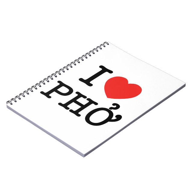 Cuaderno I Heart (Love) Pho (Lado Izquierdo)