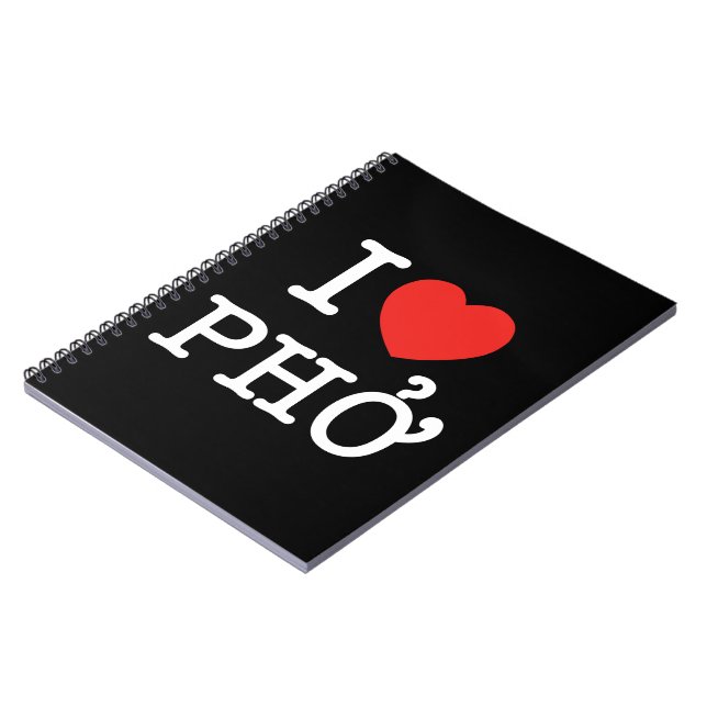 Cuaderno I Heart (Love) Pho (Lado Izquierdo)