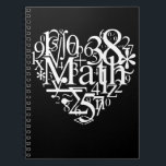 Cuaderno I Heart Math, Funny Science, Math Teacher<br><div class="desc">I Heart Math,  Funny Science ,  Math Teacher ,  Math Shirt,  Science shirt,  Nerdy Shirt,  Biology Shirt,  Science Gift,  Shirt,  Math Lover.</div>