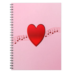 Cuaderno I Heart Music