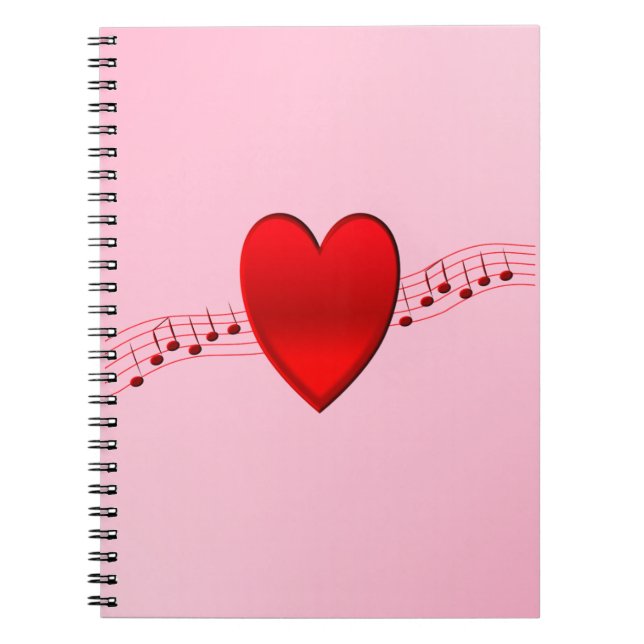 Cuaderno I Heart Music (Frente)