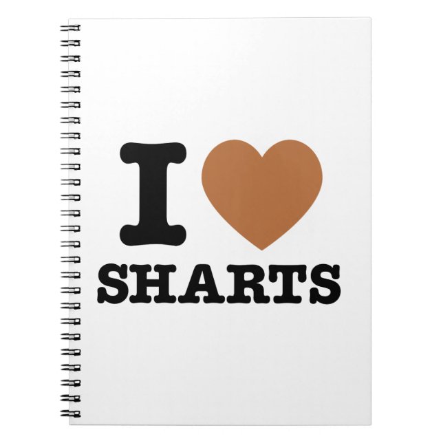 Cuaderno I Heart Sharts (Frente)