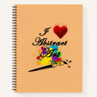 Cuaderno I LOVE ABSTRACT de Christèle Chabrette