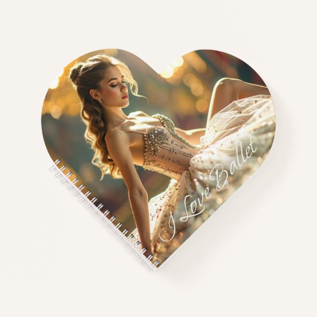 CUADERNO I LOVE BALLET - BALLET & DANCE (Anverso)