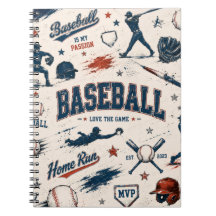 I Love Baseball Notebook & Journal | Baseball Dad 
