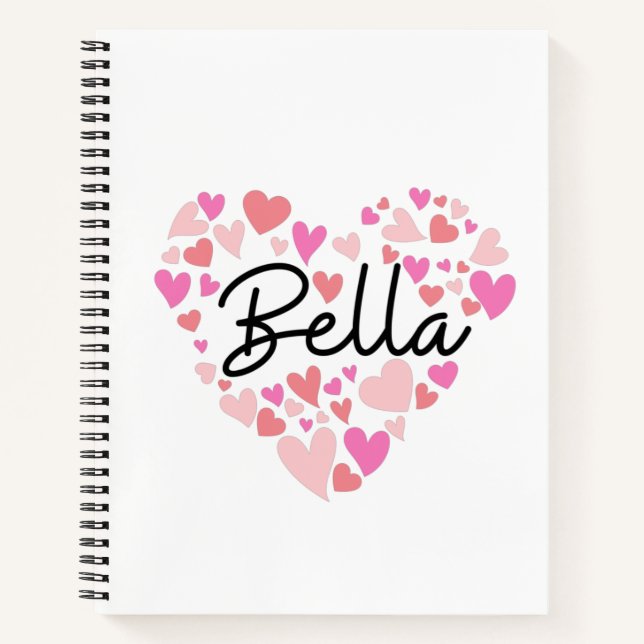 Cuaderno I love Bella (Anverso)
