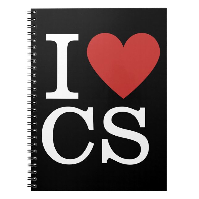 Cuaderno I ❤️ Love CS - Nota de servicio al cliente (Frente)