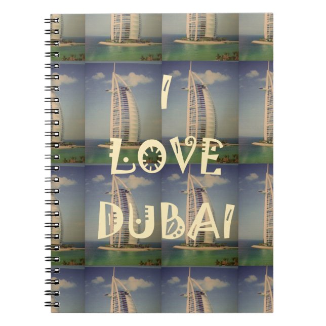 Cuaderno I Love Dubai (Frente)