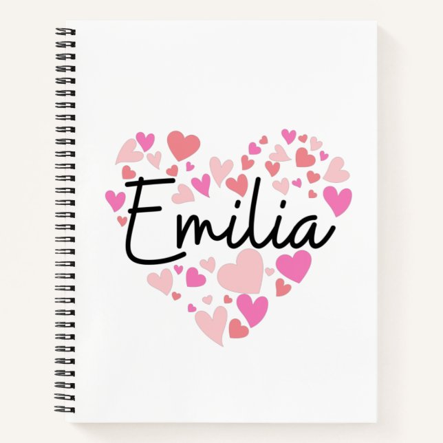 Cuaderno I love Emilia (Anverso)