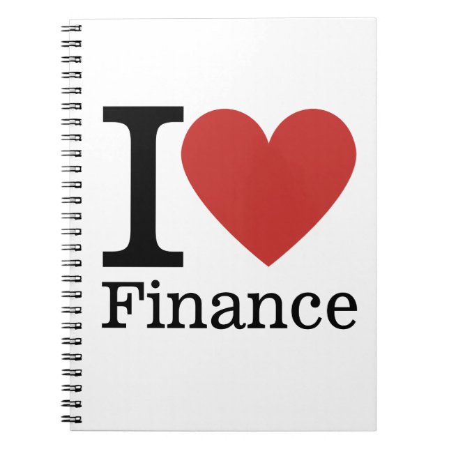 Cuaderno I ❤️ Love Finance - Departamento de Finanzas - Por (Frente)
