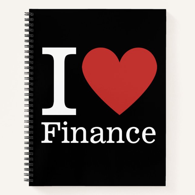 Cuaderno I ❤️ Love Finance - Finance Department NOTEBOOK (Anverso)