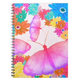 Cuaderno I Love Flowers. Butterfly Dream