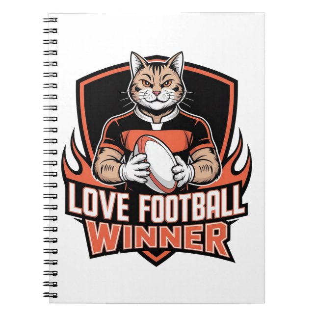 Cuaderno I love football  (Frente)