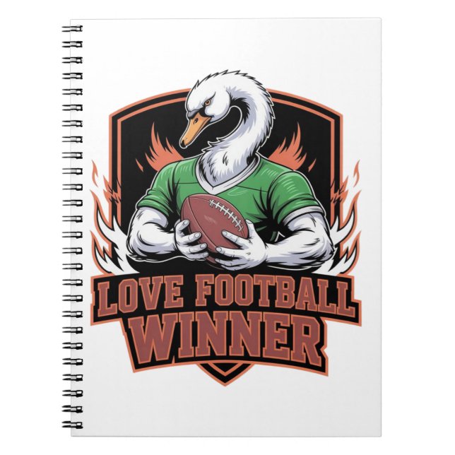 Cuaderno I love football  (Frente)