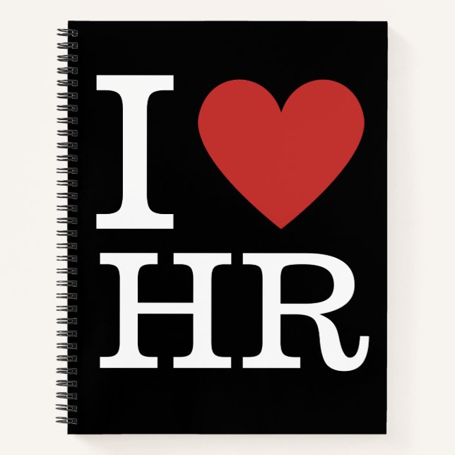 Cuaderno I ❤️ Love HR - Departamento de Recursos Humanos (Anverso)