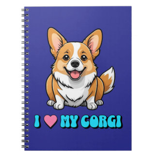Cuaderno I Love My Corgi