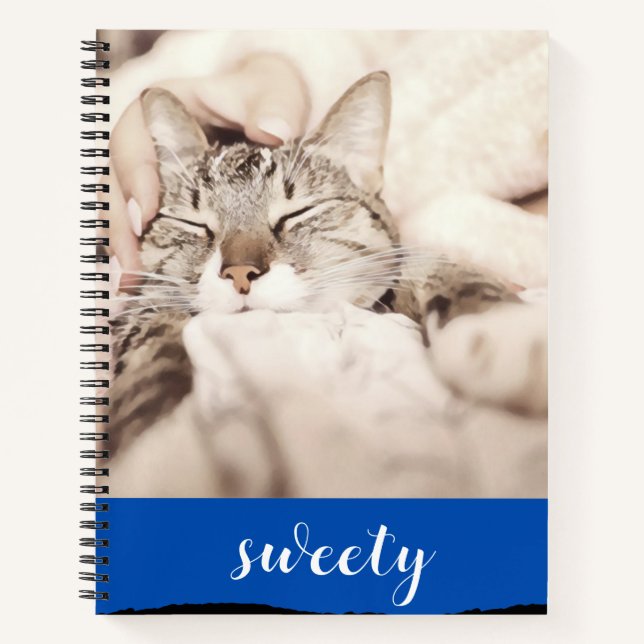 Cuaderno I love my sweet little cat photo (Anverso)