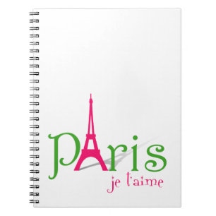 Cuaderno I love Paris