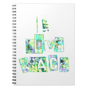 Cuaderno I Love Peace