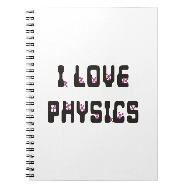 Cuaderno I love Physics (Frente)