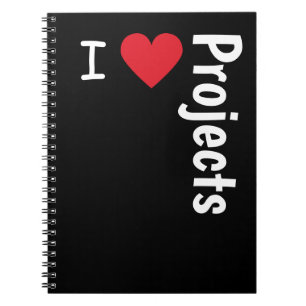 Cuaderno I Love Projects Manager Fun PMO Project Team Gift